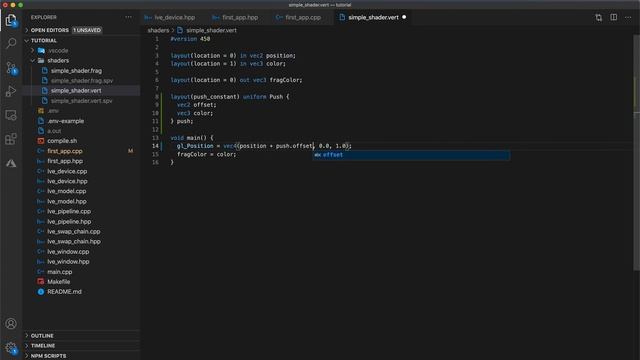 Push Constants - Vulkan Game Engine Tutorial 09 смотреть онлайн
