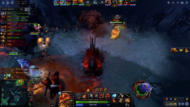 w33 Ember Spirit - Dota 2 Full Game смотреть онлайн