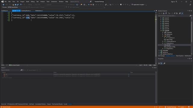 c# с нуля. Урок 9 - парсинг JSON - использование нумераторов enum смотреть онлайн