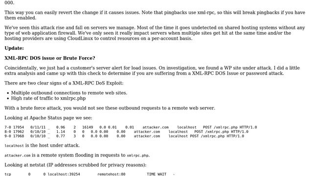 Webmasters: WordPress XML-RPC attack (3 Solutions!!) смотреть онлайн