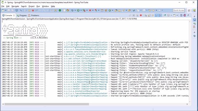 Spring Web MVC – Spring Form Submission - Spring Boot смотреть онлайн