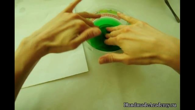 ✿ЦВЕТЫ ИЗ ТКАНИ мастер-класс: Как Окрасить вату для бутонов! смотреть онлайн