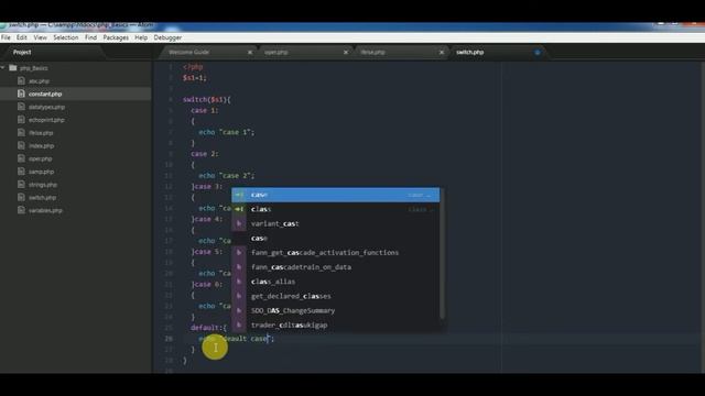 PHP MYSQLi TUTORIAL 9 SWITCH in PHP смотреть онлайн