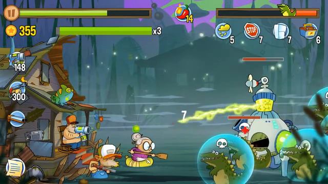 Swamp Attack - Episode 7. Level 24 Gameplay Android walkthrough смотреть онлайн
