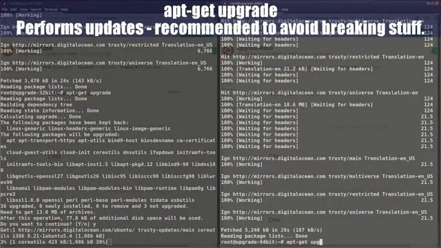 Upgrading 32-bit and 64-bit servers to Ubuntu 16.04 on DigitalOcean смотреть онлайн