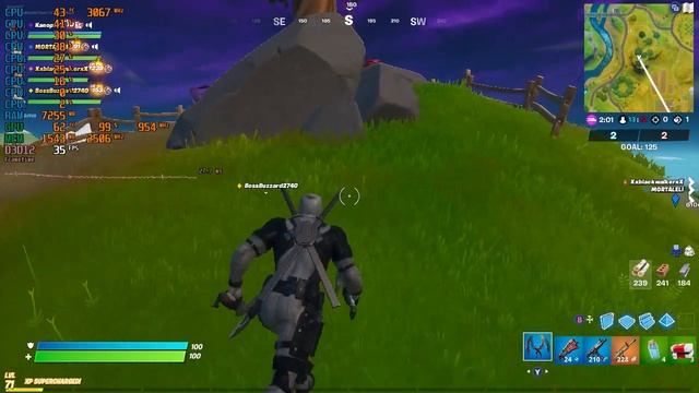 Fortnite C2S2 on Core i7-870 2.93GHz GT 710 720p Low смотреть онлайн