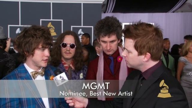 MGMT On The GRAMMY Red Carpet! | GRAMMYs