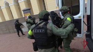 Сотрудники ГУ Росгвардии провели тактико-специальные учения в Русском музее