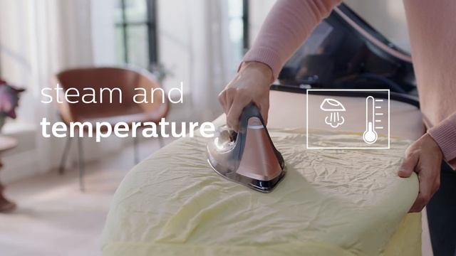 Philips PerfectCare 9000 Series- Auto adjust steam & temperature смотреть онлайн