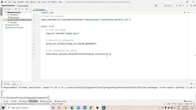 Face Recognition using OpenCV Python смотреть онлайн