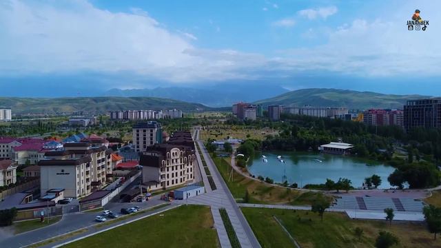 город Бишкек вид с дрона смотреть онлайн