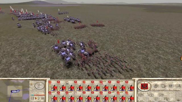 Rome Total War. Когорта легионеров Рима против Бронированных слонов Карфагена. смотреть онлайн
