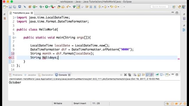 Java made Simple: Switch Statement Tutorial смотреть онлайн