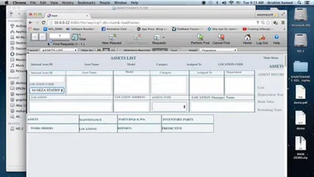 MAINTENANCE ASSETS MANAGER LIVE DEMO ENGLISH смотреть онлайн