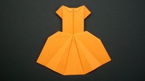 Как сделать Платье из бумаги | Оригами Платье своими руками | Бумажная Одежда без клея