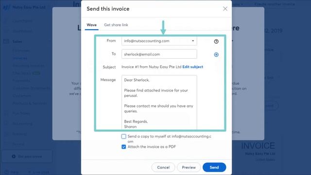 Wave Accounting Tutorial - How to create a sales invoice for Online Entrepreneurs (2019) смотреть онлайн