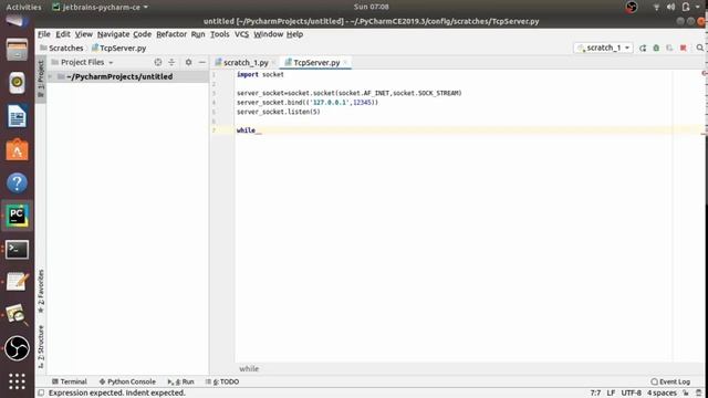 Python Socket Programming Tutorial 7 - TCP/IP Client and Server смотреть онлайн