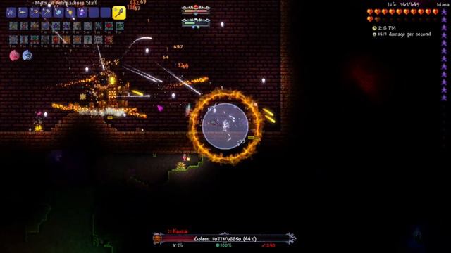 How to beat Golem in Master + Death mode with ALL CLASSES (Terraria Calamity Mod) смотреть онлайн