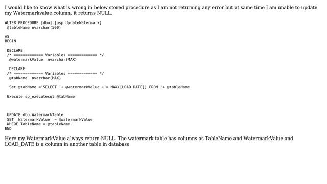 Databases: What's wrong in this SQL Query? I am trying to update a column value смотреть онлайн