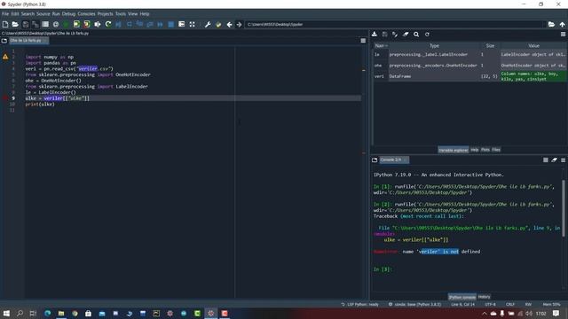 Makine öğrenmesinde Label Encoder ile OneHotEncoder farkı смотреть онлайн