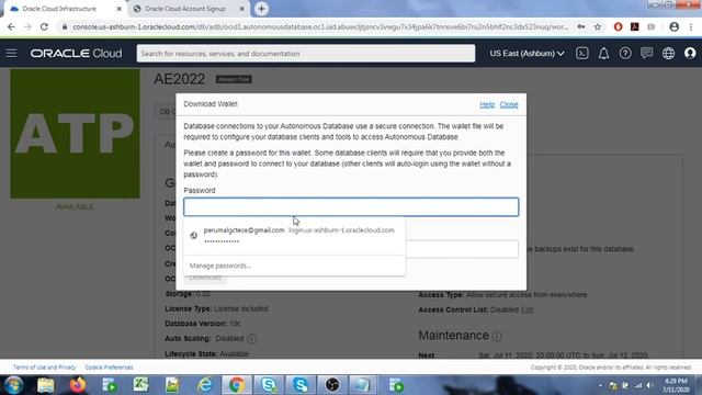 How to set up Oracle Cloud Account and create ATP Database смотреть онлайн