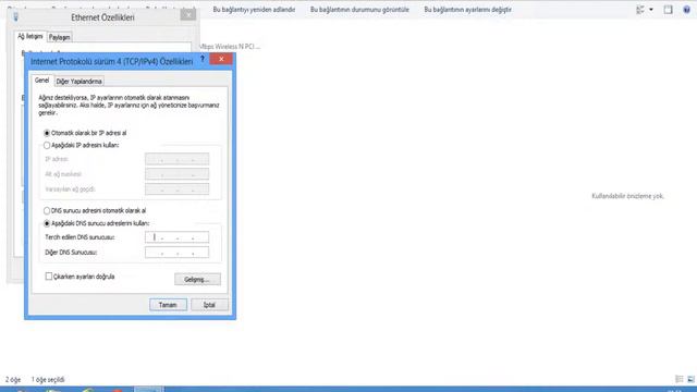 WİNDOWS 8 DE DNS AYARLARI DEĞİŞTİRME :).. смотреть онлайн