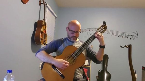 Etude in Em (Dionisio Aguado: (1784-1849). Classical guitar