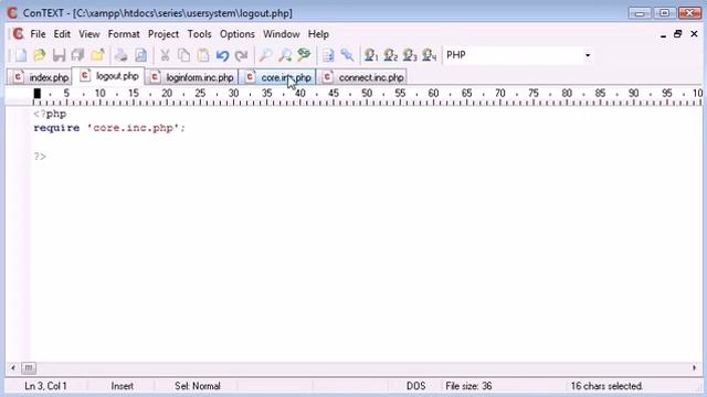 140 Logging the User Out PHP Tutorials смотреть онлайн