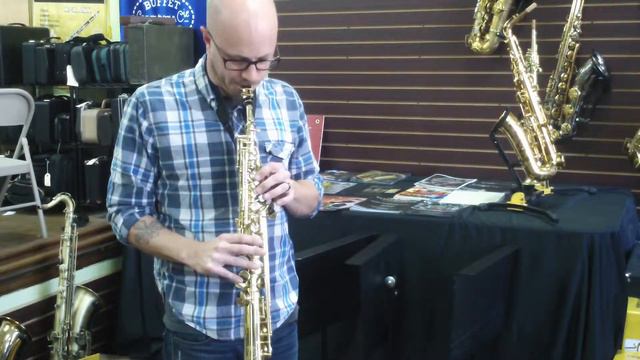 Selmer SIII Gold Lacquer Soprano Sax SN623130 смотреть онлайн