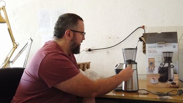 Unboxing Sencor Coffee Grinder SCG 6050SS смотреть онлайн
