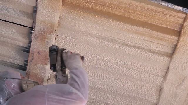 Внутреннее утепление крыши промышленного здания напыляемым ППУ смотреть онлайн