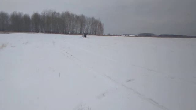 Испытание передней подвески. Аэросани Вирус смотреть онлайн