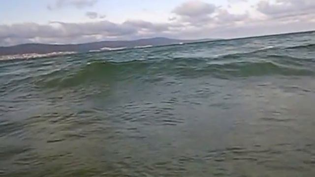 Пляжи в Несебре, Болгария. Бушующее море. Sea in Nessebar. Bulgaria. смотреть онлайн