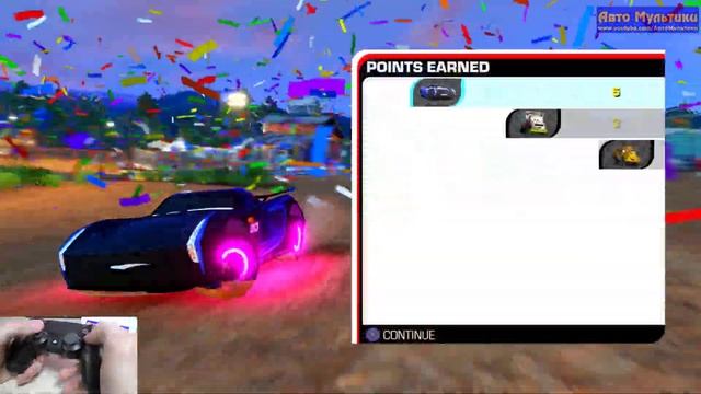 Cars 3: Driven to Win - Jackson Storm Arizona Sundown Run Race - PS4 Games Walkthrough #18 смотреть онлайн