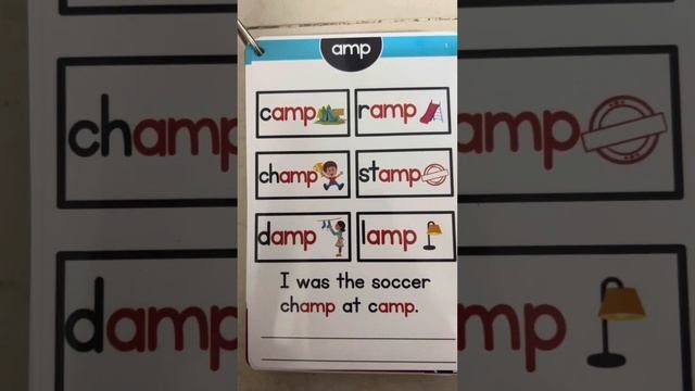 Short vowel ‘a’ sound’s words ( at, an, ap, at, amp, ack, and words’ family) смотреть онлайн