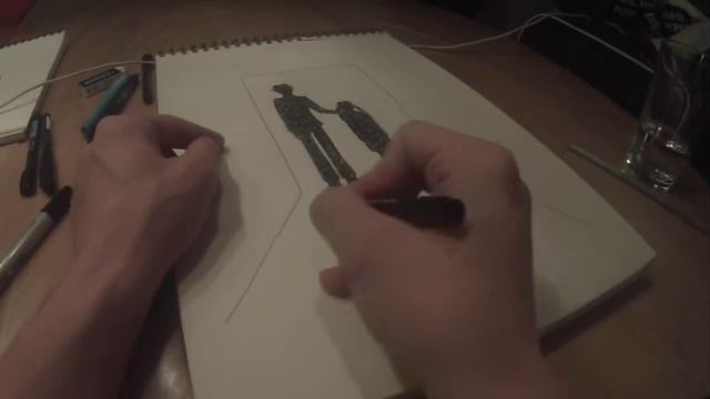 Art by Lasse Voss - Drawing with Pen and Ink - Danish ShortStory смотреть онлайн