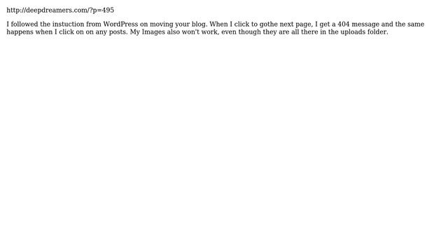 Wordpress: I moved WordPress to root now posts go to 404 смотреть онлайн