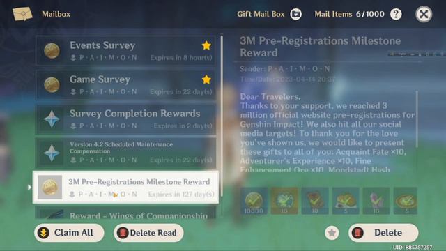 Congrats! Every Players Get 800 Primogems Before 4.3 - Genshin Impact смотреть онлайн