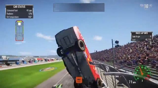Nascar Heat 2 Crash Compilation #2 смотреть онлайн