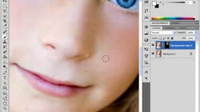 Как убрать веснушки в Фотошопе Low смотреть онлайн