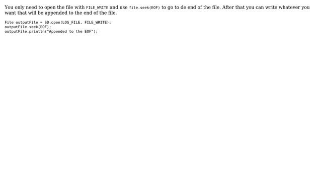 Arduino: Arduino SD Card open file modes append / overwrite (3 Solutions!!) смотреть онлайн