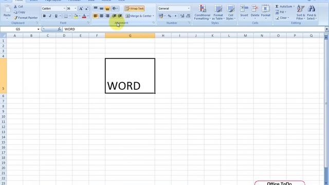 How to change the starting point of text inside a cell? | Excel 2007 смотреть онлайн