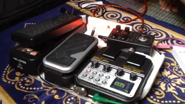 demo Nux MG 100 Multiprocessor vs Stompbox Black Metal fx Pedal смотреть онлайн