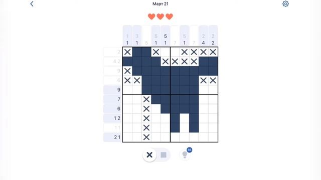 Прохождение игры NONOGRAM 21 марта смотреть онлайн