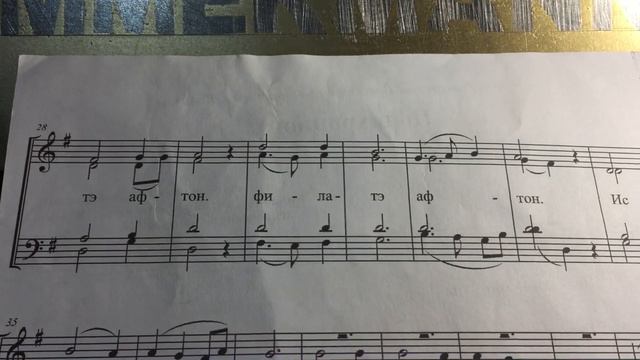 По просьбе подписчика.Полихронион.Нотный разбор.Яичкова Д. изложение в мажоре И. Валяева смотреть онлайн