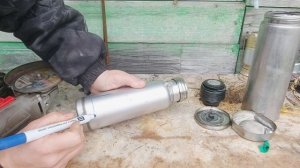 Ни когда не выбрасывайте старый термос Из него получится очень нужная самоделка