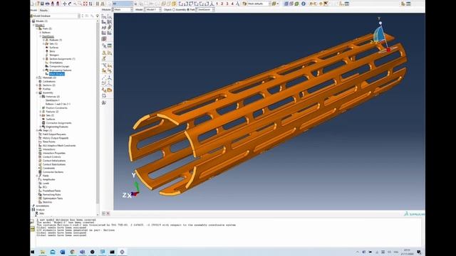 Stent Modelling in ABAQUS - Part 1: Geometric Designs смотреть онлайн