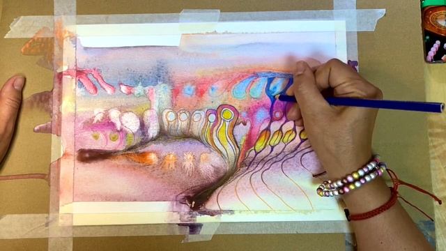 INTUITIVE PAINTING Techniques | Free Class смотреть онлайн