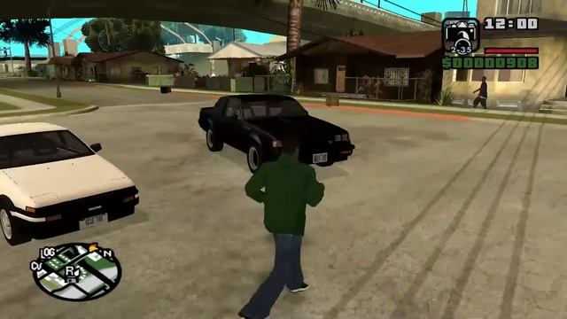 GTA San Andreas Buick GNX and Toyota AE86 car mods смотреть онлайн