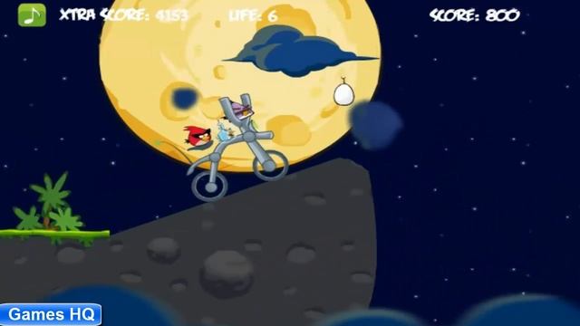 Angry Birds Space Bike - Angry Birds Games Movie - Angry Red Bird смотреть онлайн